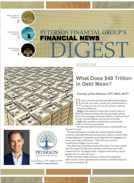 Financial news digest newsletter
